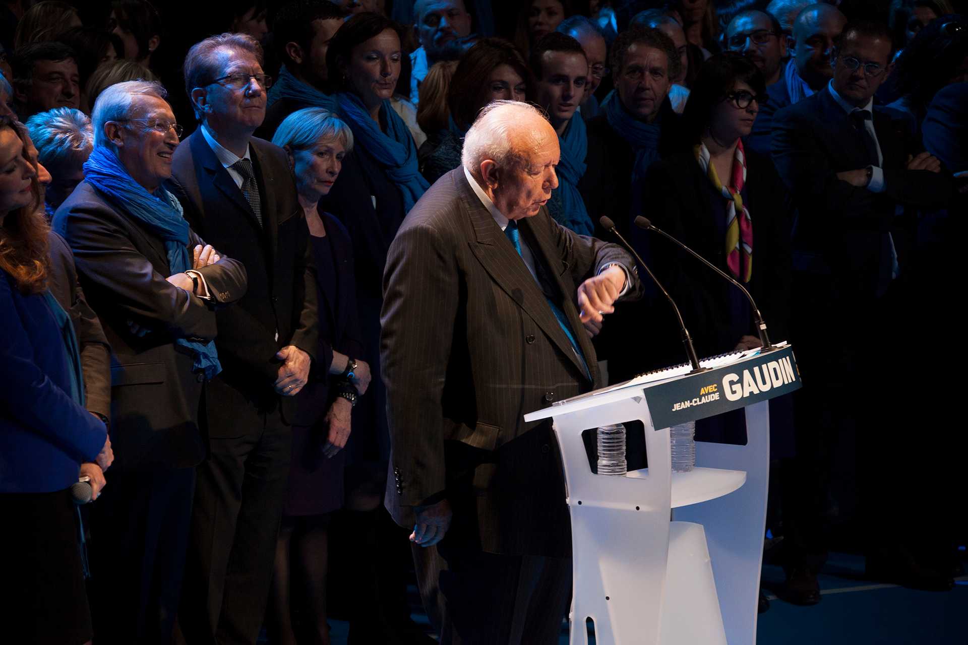Jean Claude Gaudin, Mayor of Marseille