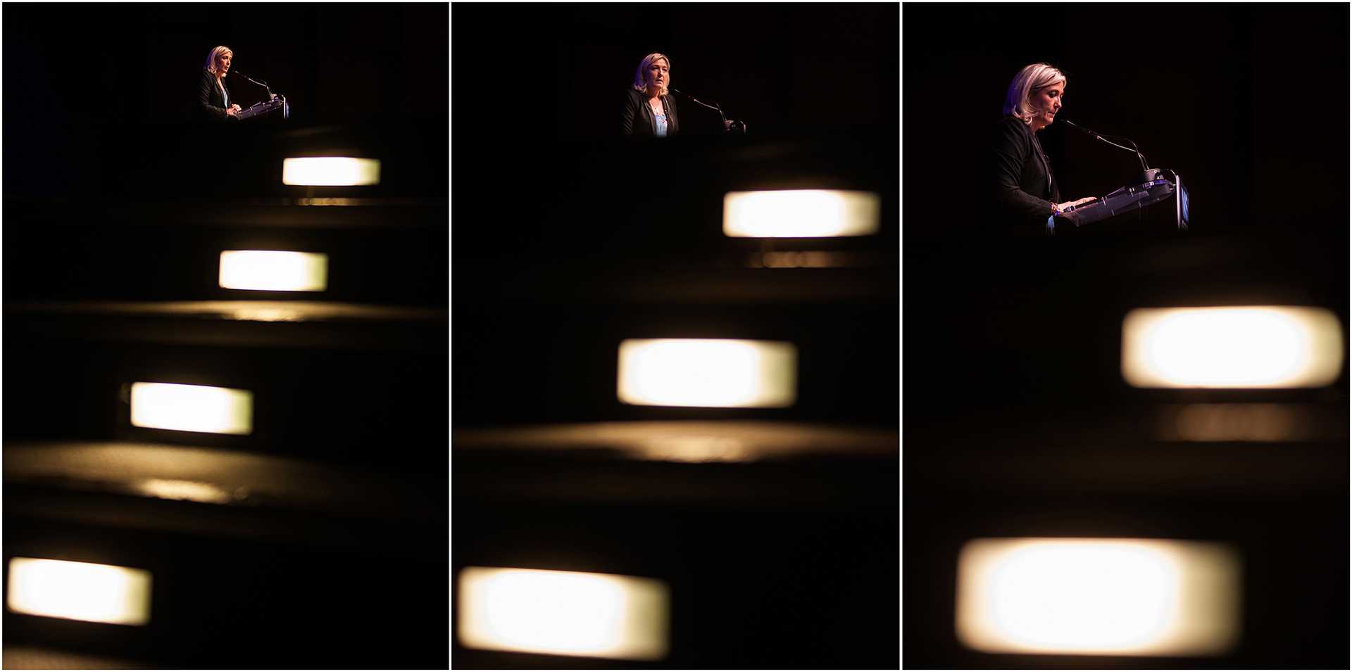 Marine Le Pen presidential candidate France 2017 member of the Front Nationale (Marseille, France)Jean-Luc Mélenchon presidential candidate France 2017 member of La France Insoumise (Marseille, France)Jean-Luc Mélenchon presidential candidate France 2017 member of La France Insoumise (Marseille, France)Jean-Luc Mélenchon presidential candidate France 2017 member of La France Insoumise (Marseille, France)